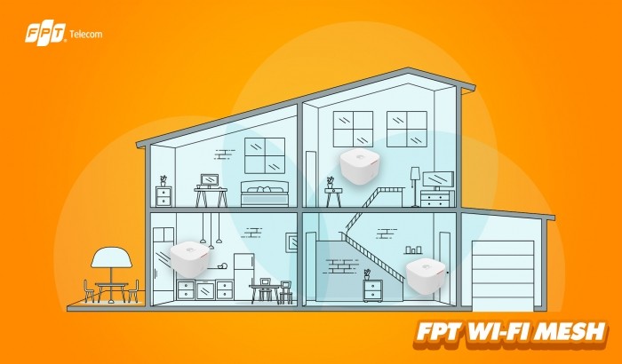 sử dụng fpt wifi mesh tăng tốc độ wifi tại nhà 
